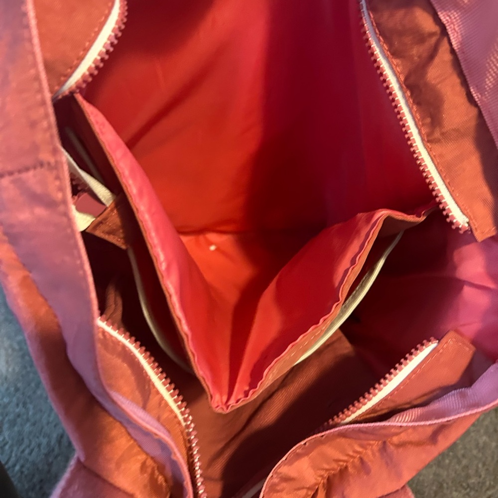 Thread Wallet Muted Rose Tote Bag with Front Zip Pocket - Picture 8 of 10